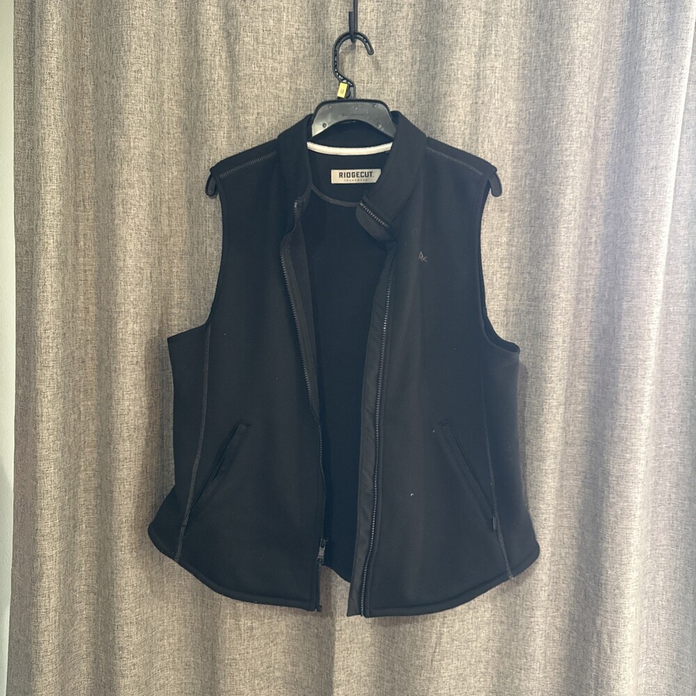Ridge Cut Tough Wear Black Vest Size Large
